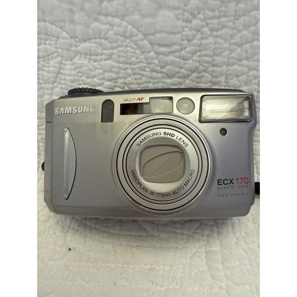Samsung ECX 170 Quartz Date 38-170mm Auto Macro Panorama Film Camera
